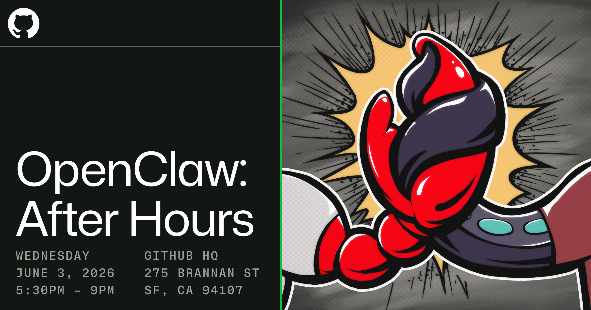 Register now for OpenClaw: After Hours @ GitHub