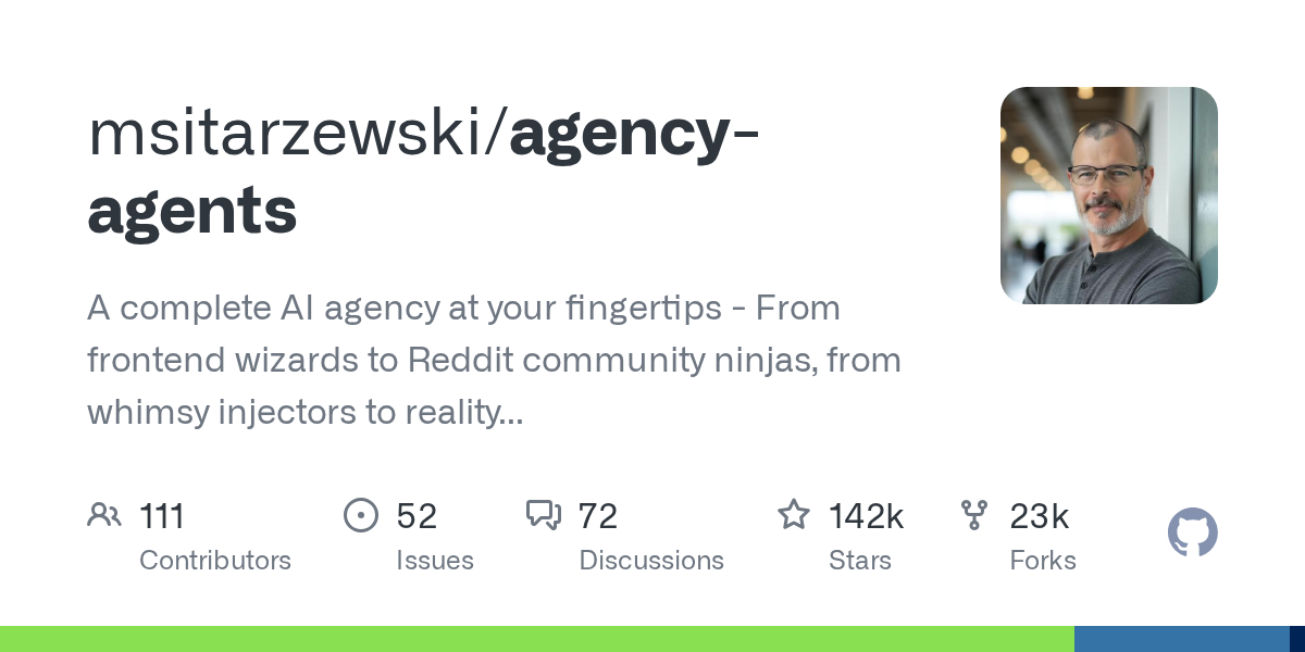 msitarzewski、AIエージェント統合管理ツール「agency-agents」を公開