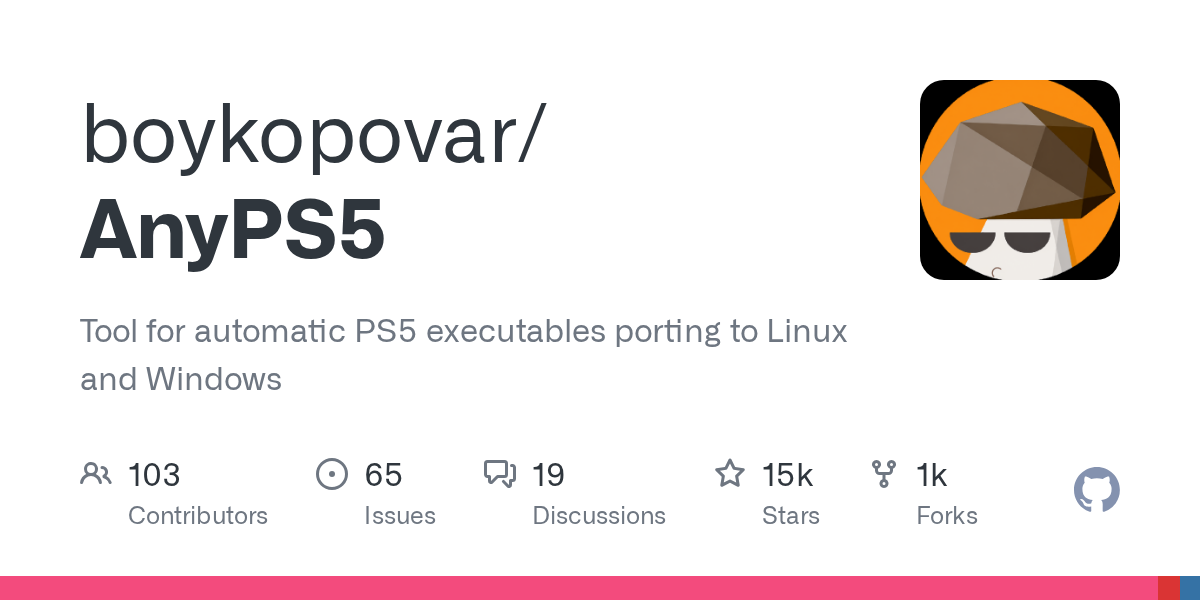AnyPS5がGitHubで公開、PS5実行ファイルをLinux/Windows用へ自動移植可能に