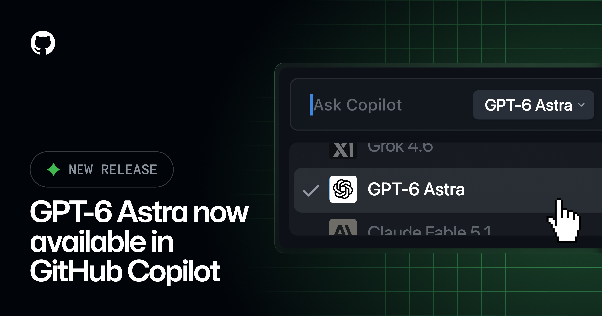 GitHub Copilot、OpenAIの最新モデルGPT-6 Astraを一般公開し自律型コーディングに対応